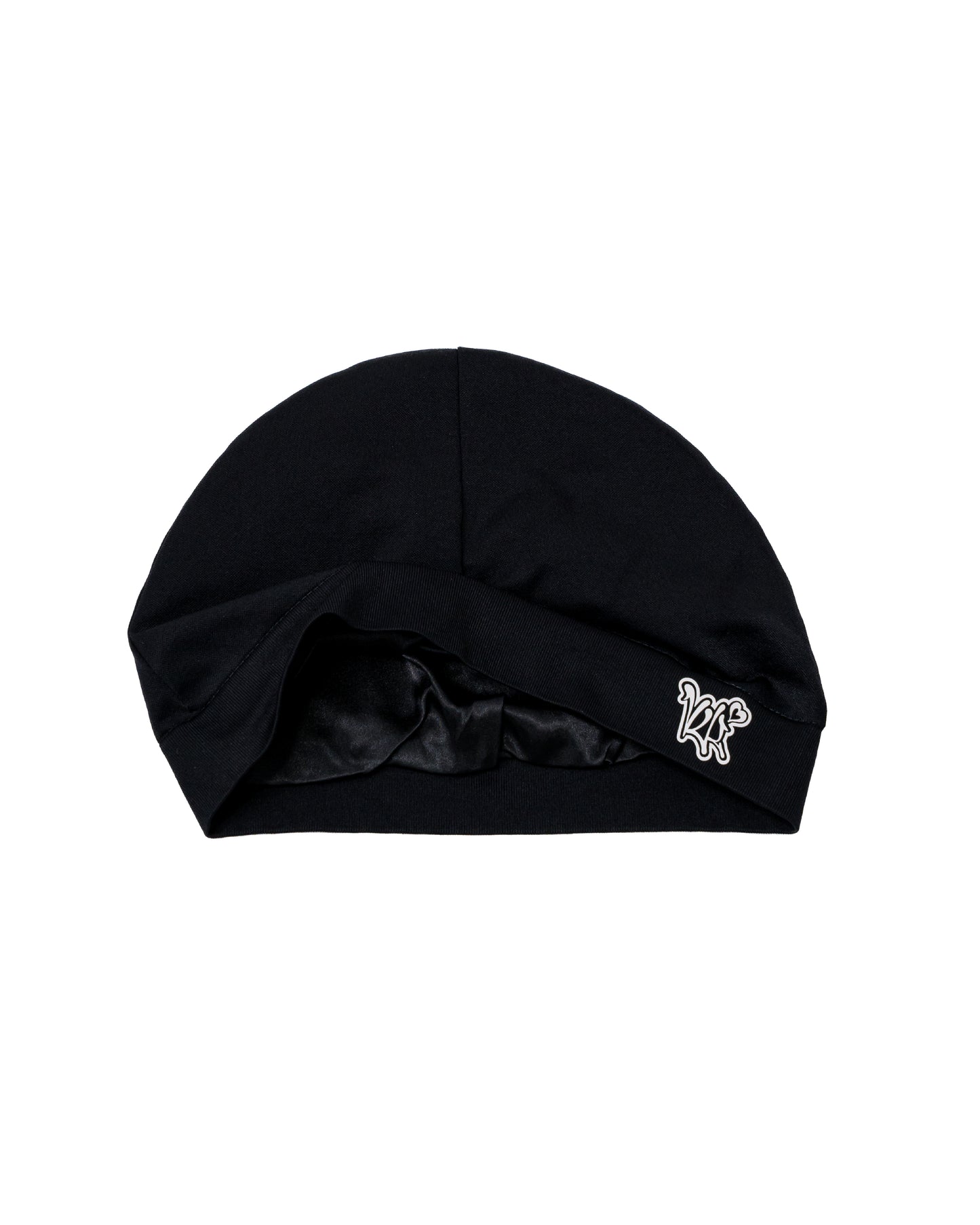 satin lined skully - black