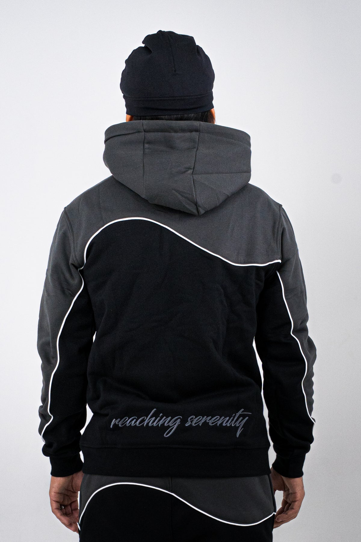 two tone hoodie