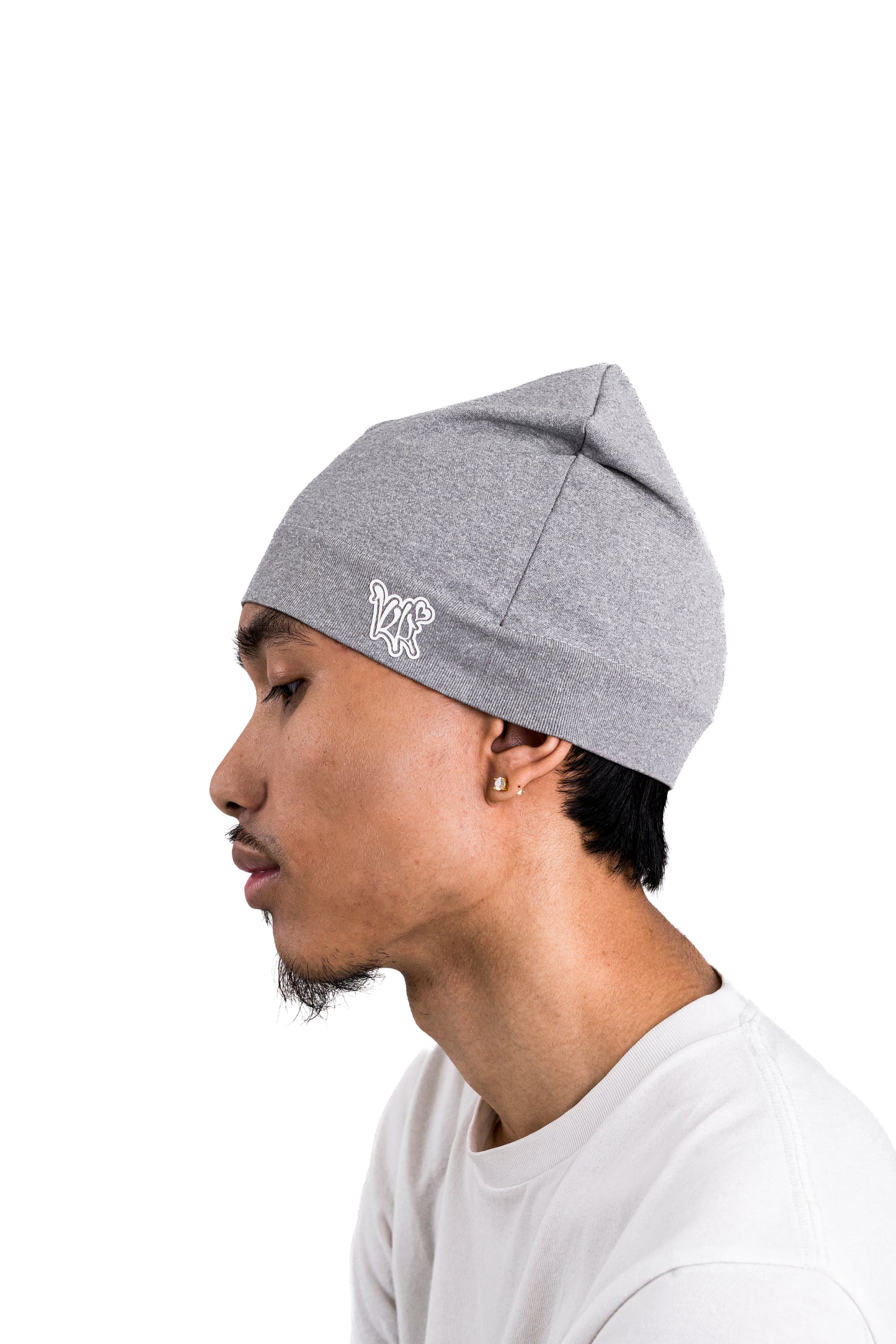 satin lined skully - grey
