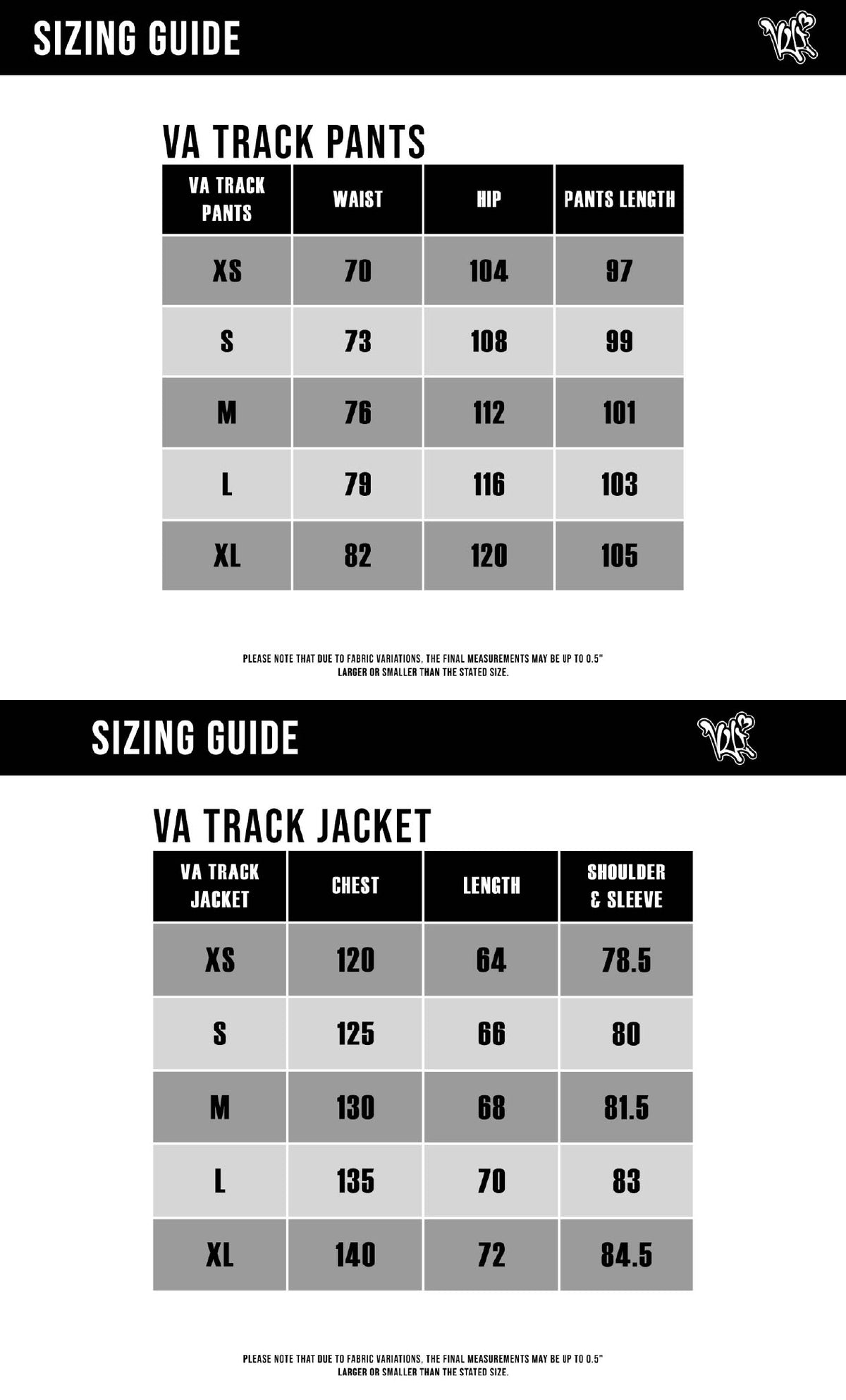 va track pants